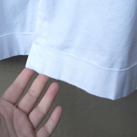 H&M cuffed white bermuda short 16 - Picture 4 of 6